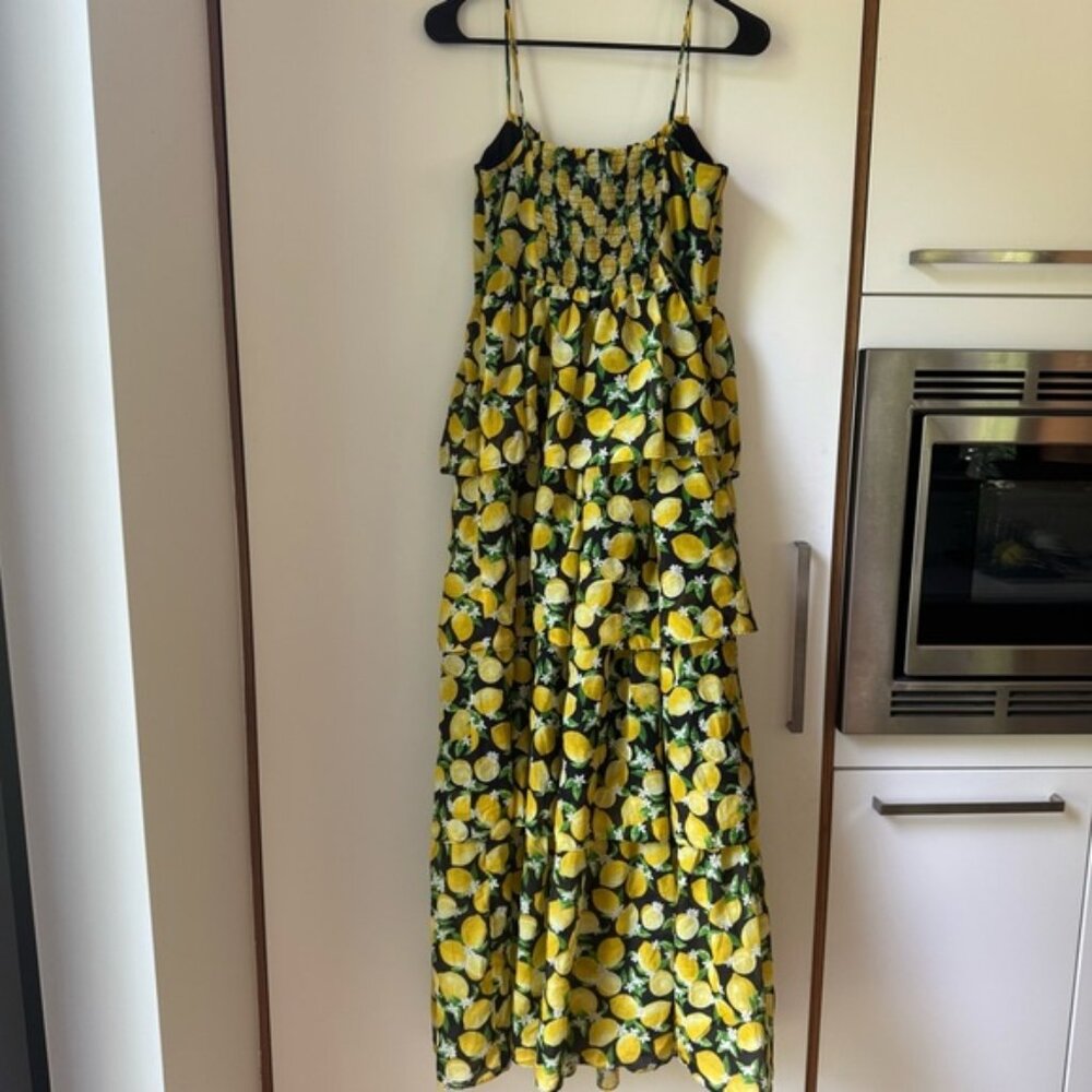 Betsey Johnson Juliet Lemon Maxi Dress